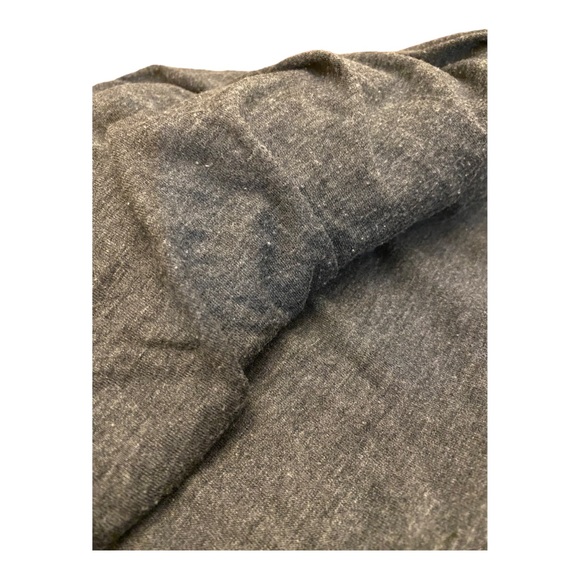 Rozaki Women’s Size XL Charcoal Gray & Plaid Pleated Short Sleeve Tunic Top - Picture 10 of 12